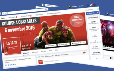 Créer une page facebook pour sa course