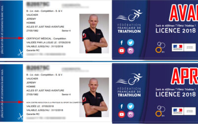 La licence FFTRI valable pour une course en 2019&nbsp;?